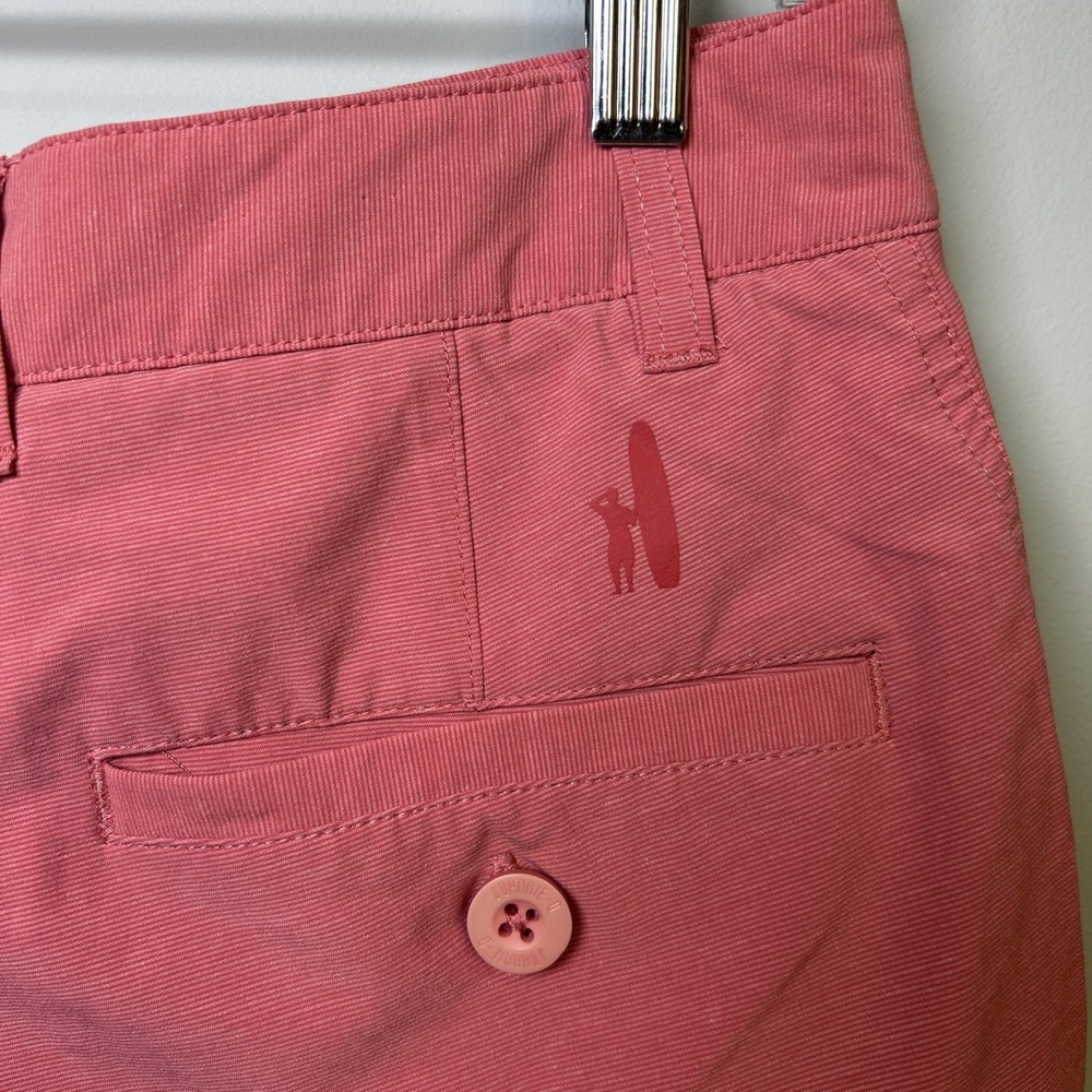 Johnnie-O Golf Shorts Men's Size 30 Wyatt Prep-Formance Stretch Lobster Coral